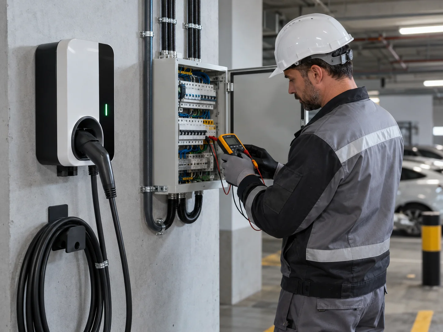 Ponto de recarga para veículo elétrico